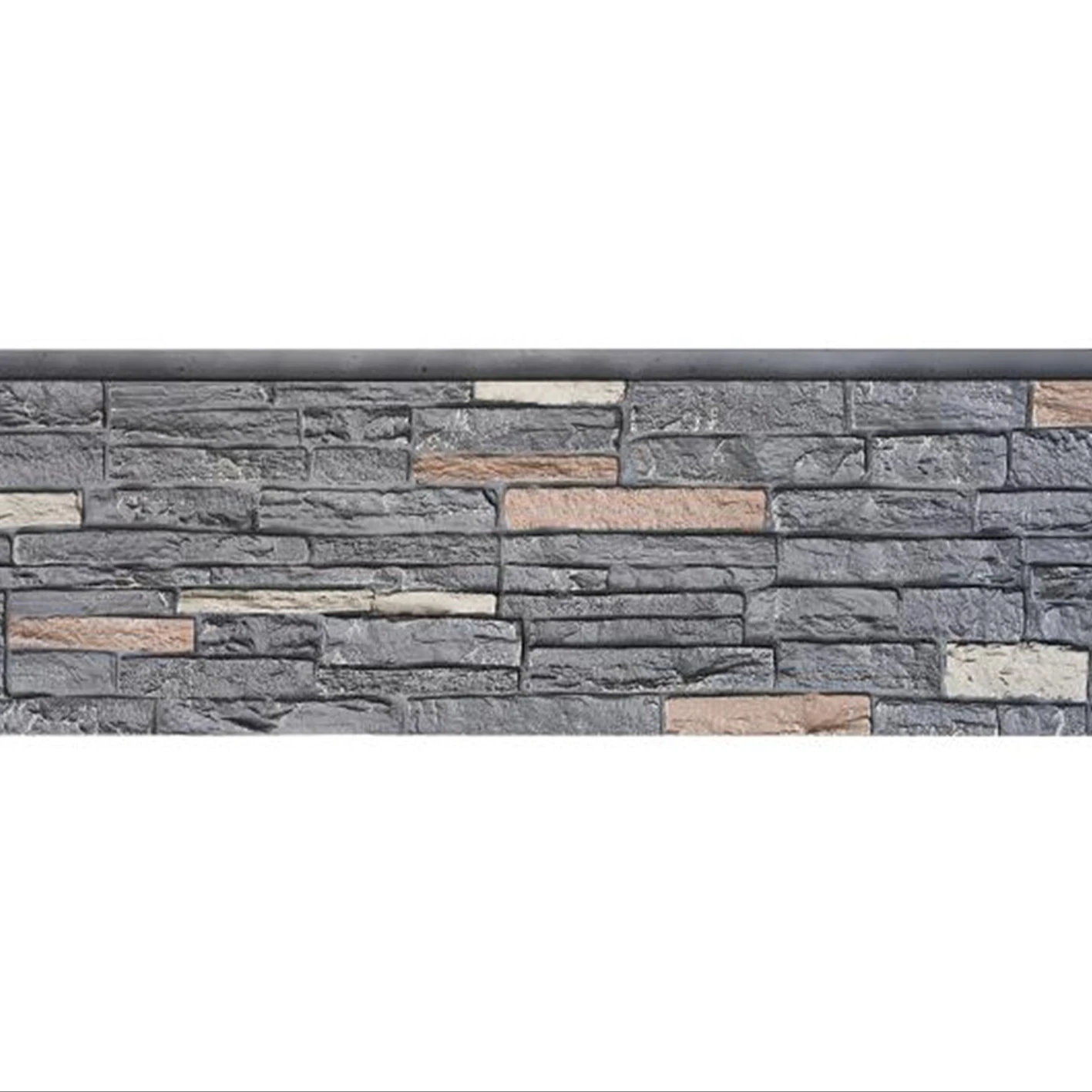 2024 Hot sell Light weight Polyurethane artificial cladding cultural decorative stones veneer faux PU Stone Wall Panel for sale