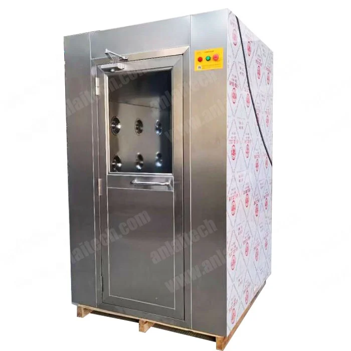 Automatic interlock Air Shower high quality stainless steel air shower clean room for one person