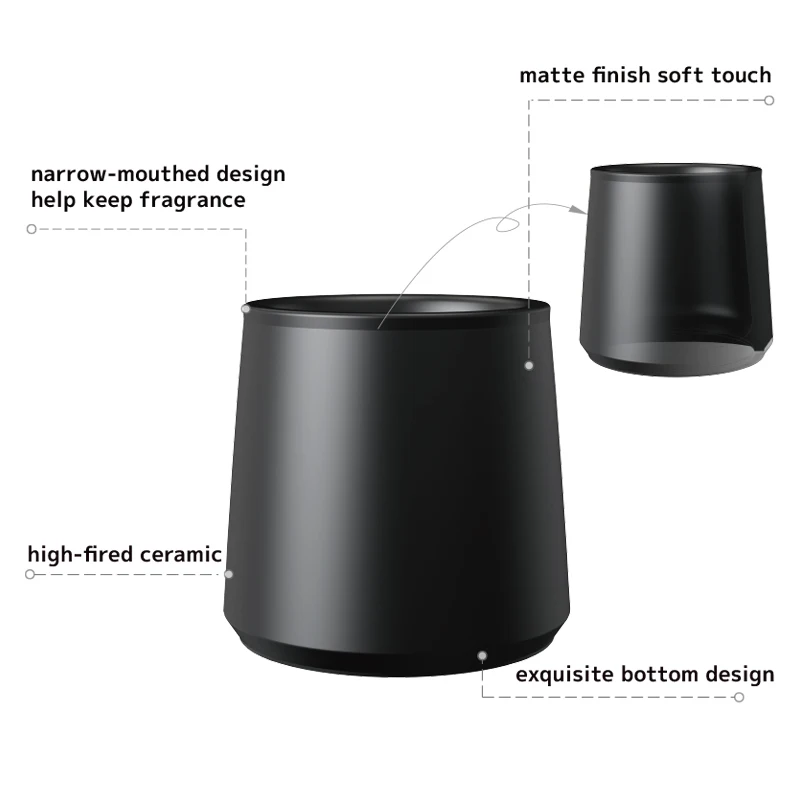 DHPO 230ml High-Fired Ceramic Coffee & Tea Cup Reusable Porcelain Mug for Premium Gift in Stock