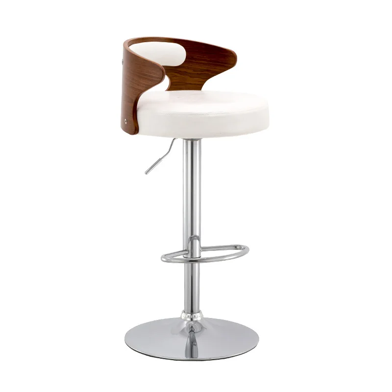 Оптовая продажа, барные стулья из искусственной кожи регулируемой высоты, поворотные антикварные роскошные стулья для стола, кухни, барного стула