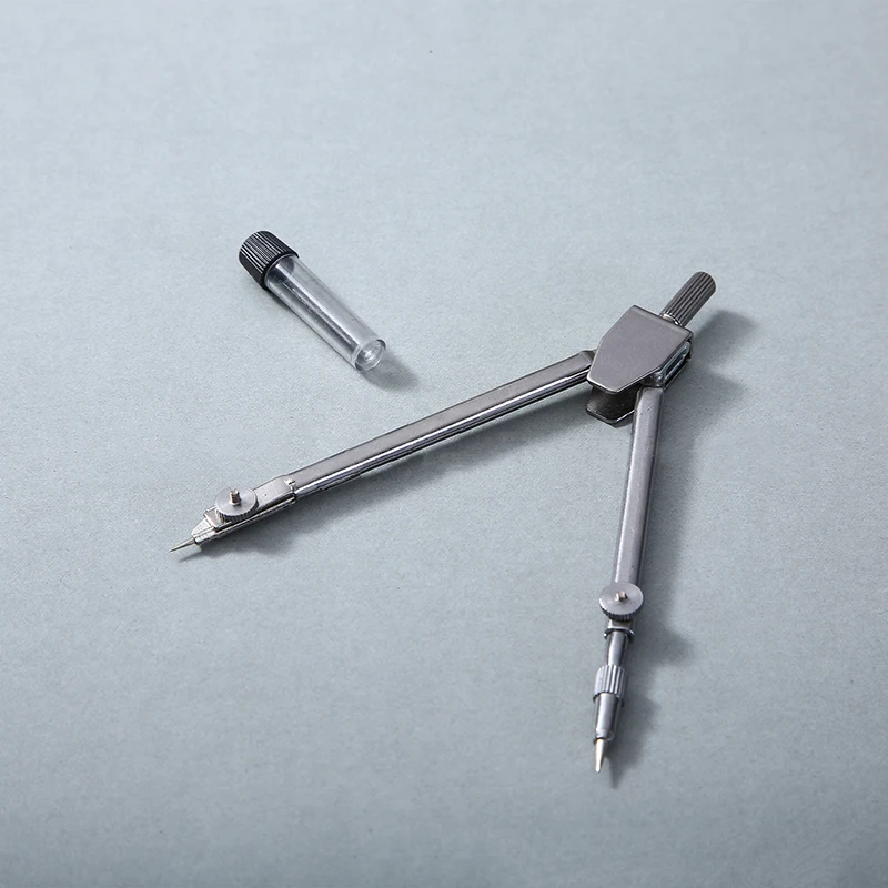 Best Selling Metal Drawing Compass Set Student Standard Stationery Drawing Instrument Drawing Tools