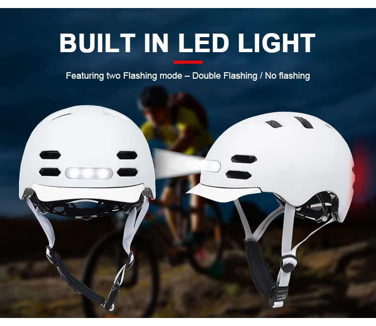 Bicycle Safety Smart Helmet Led Auto Helmets Wholesale Customization Bicycle Smart Helmet Bicycle With Rear Led Light