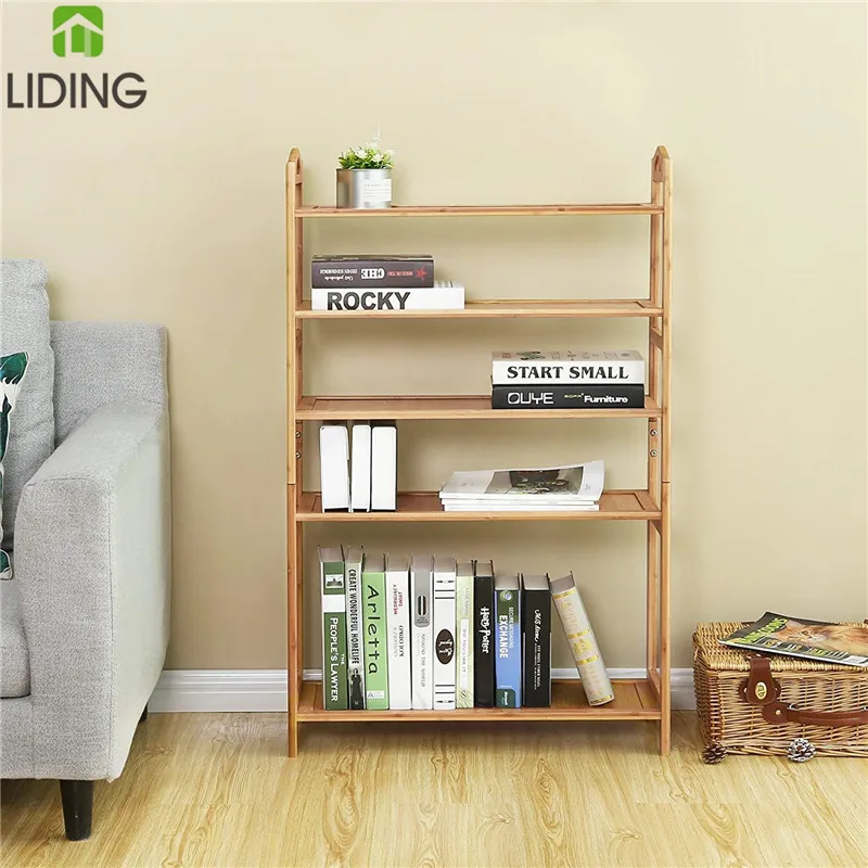 Concise Rectangle 6 Tiers Bamboo Shoe Rack