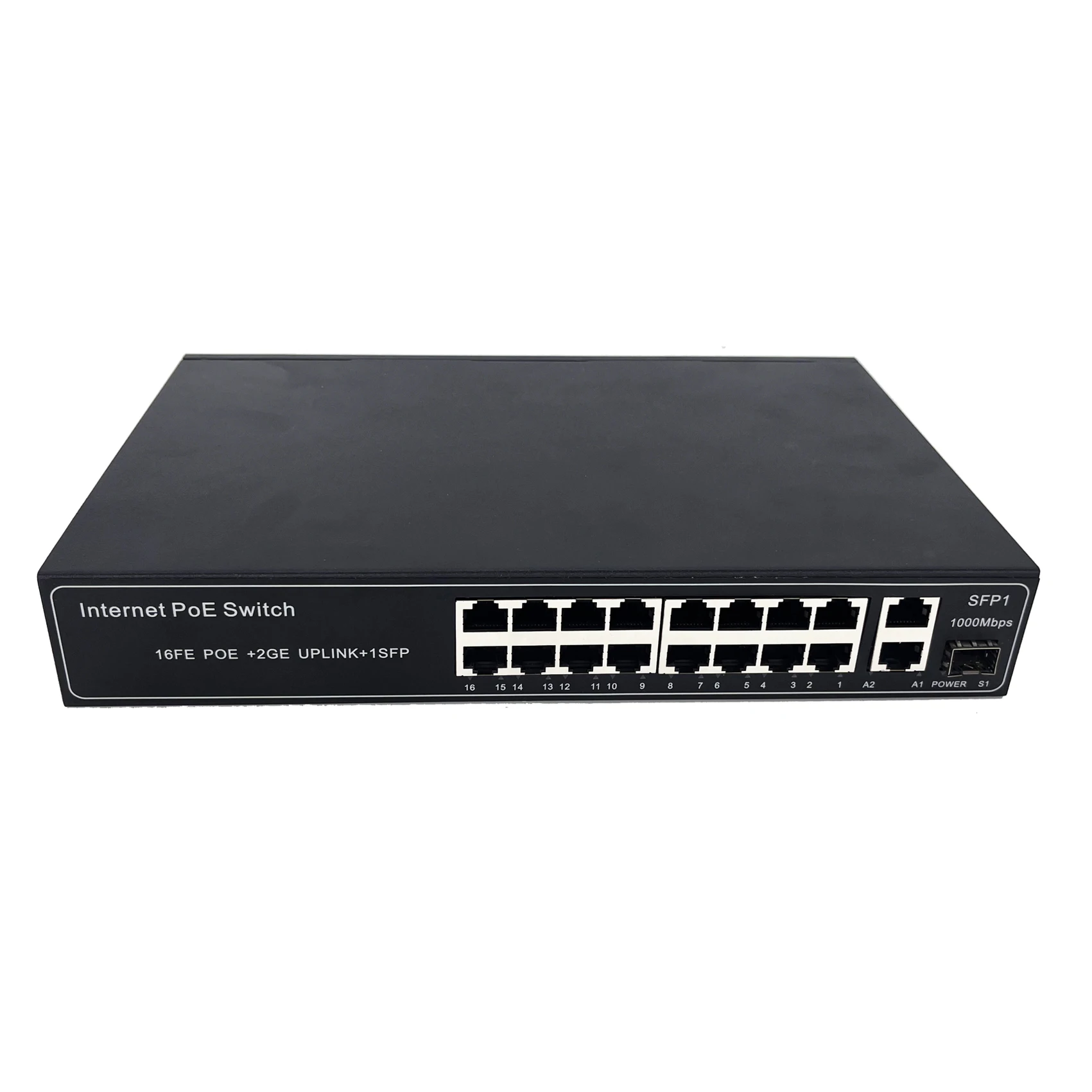 Высококачественный полногигабитный 16-походный порт Объединенной платы с пропускной способностью 10 Гбит/с для 18-портового Гигабитного коммутатора