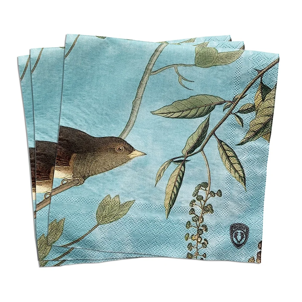 Cocktail paper tissue paper napkin decoupage