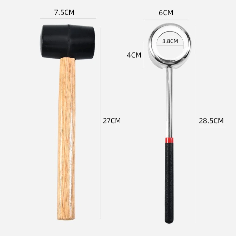 Epsilon 2021 new rubber handle stainless steel coconut opener coconut tools coconut tool opener