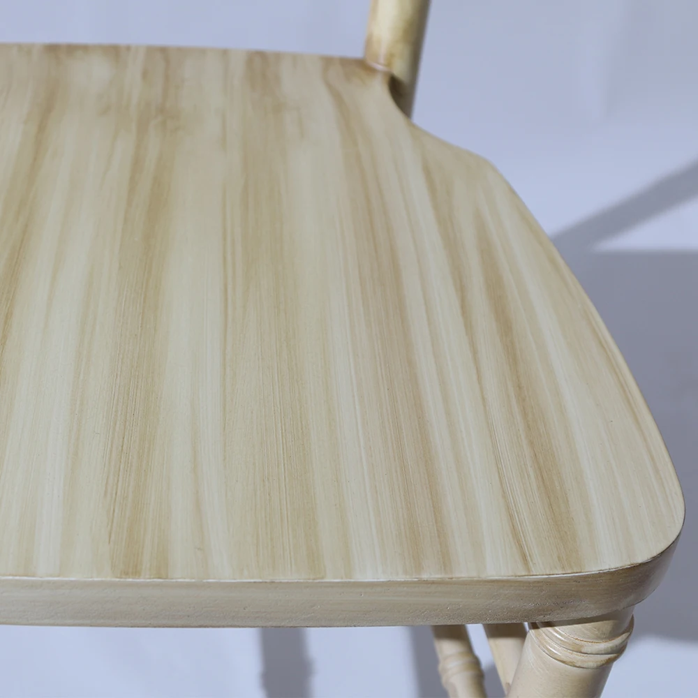 Wood and Resin Wedding Event Party Rental Dining Phoenix Chair