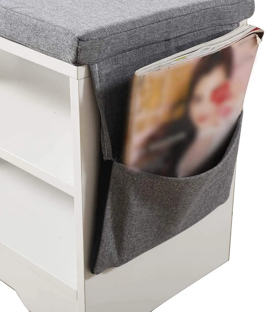 Shoe Storage Bench with Seating entryway Wooden Cabinet Drawers for Entryway Hallway