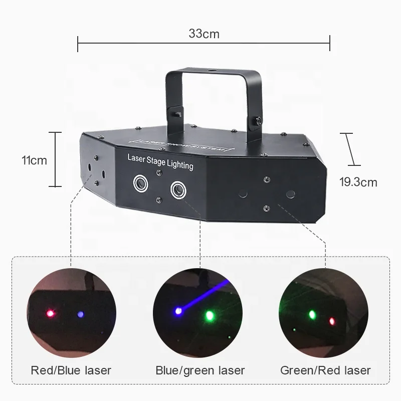 New style LED spider laser beam light projector, RGB full color DJ moving head beam light, 6 eyes beam laser stage light