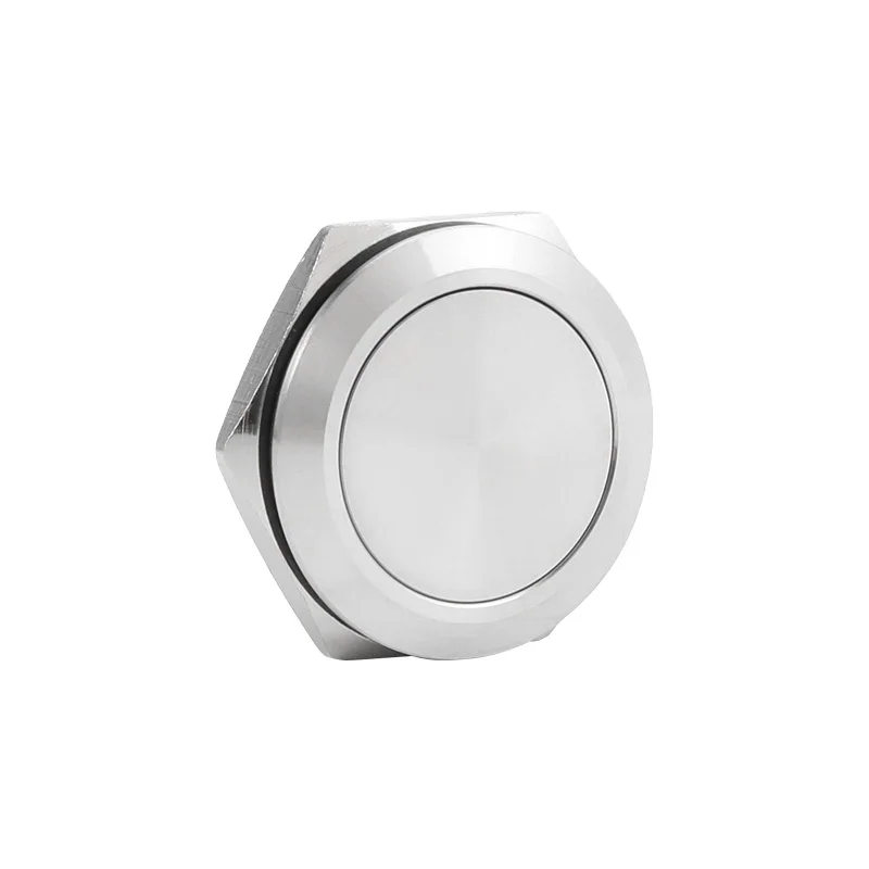 CNBC 22mm short type non-illuminated momentary  metal push button switch with terminal pins