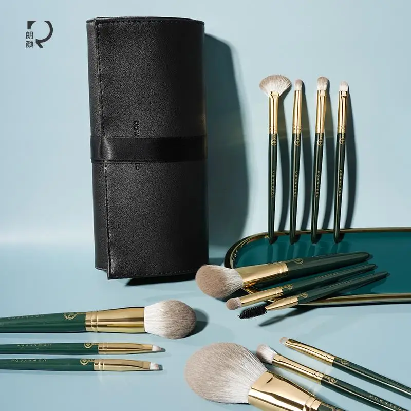 Best Selling Beauty Design Unique 13pcs Personalized Face Holographic Makeup Brush Marble Set