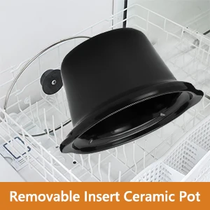 3X1.5Qt устройство для приготовления пищи подогреватель еды регулируемая температура можно мыть в посудомоечной машине съемный