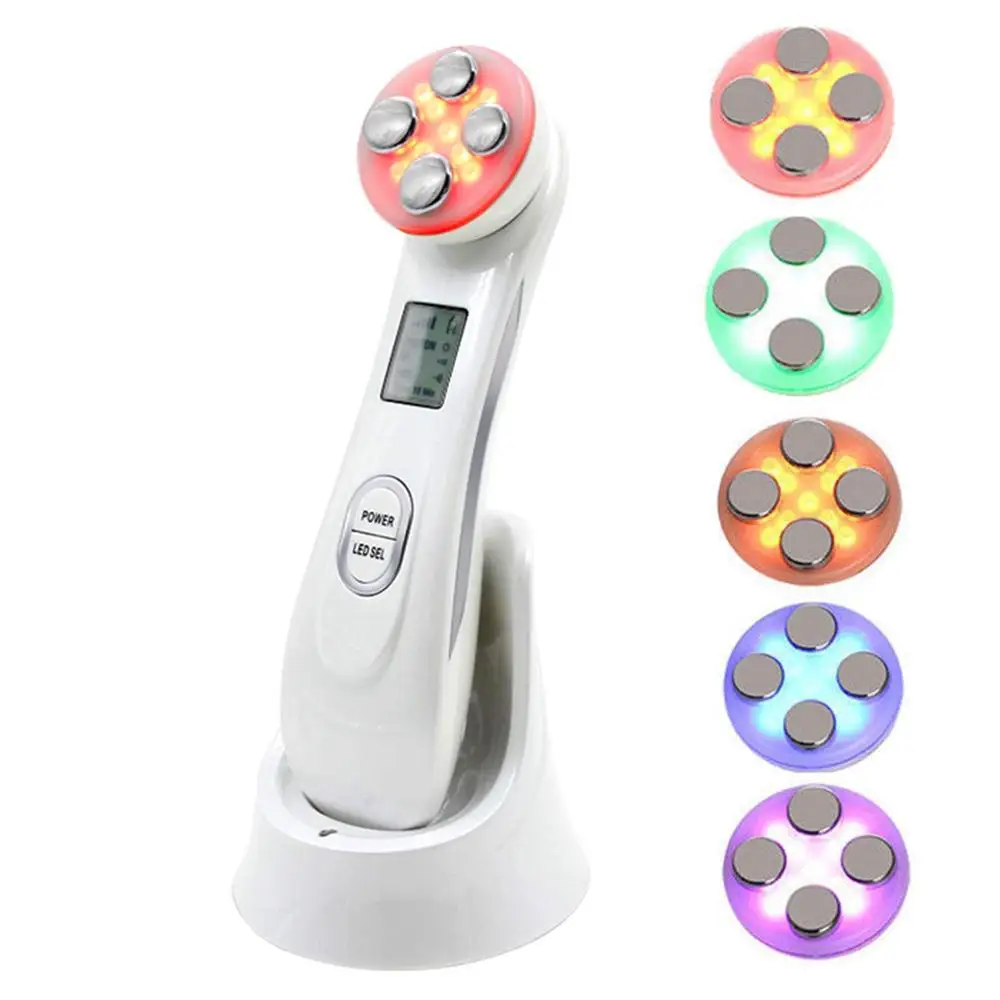 Electroporation Mesotherapy LED photon light RF skin Rejuvenation machine beauty   EMS face lifting  tightening massager