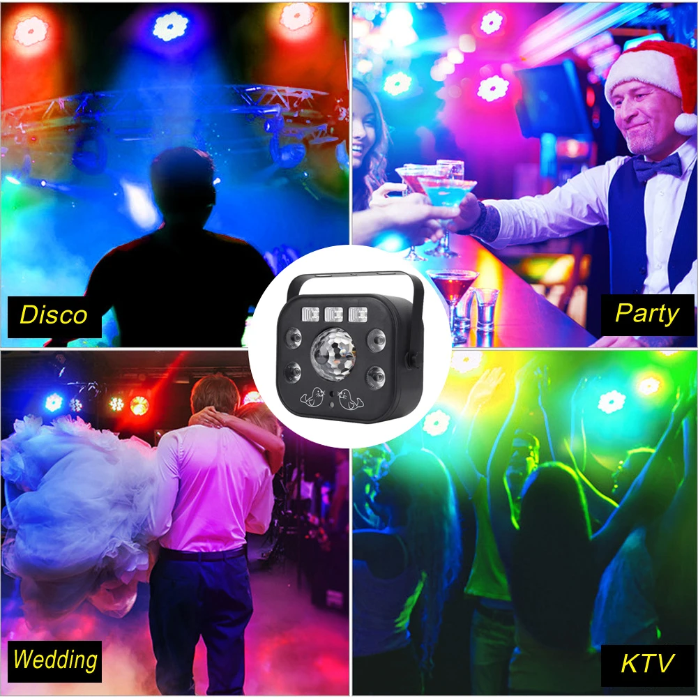 Mini Stage Light Led Dj Disco Laser Projector With Remote Control Professional Stage Lighting Effect for Wedding Home Party