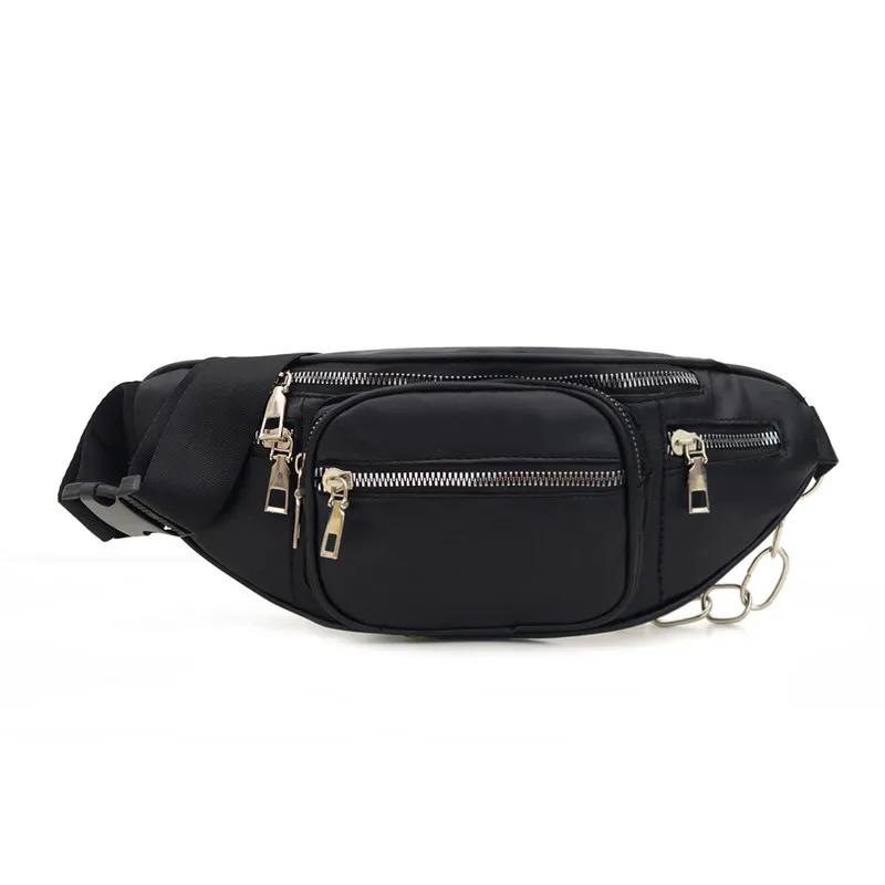 New Product Korean Style Fashion PU Single Shoulder Bag Leisure Chest Bag Carry On Wallet Sport Waist Bag