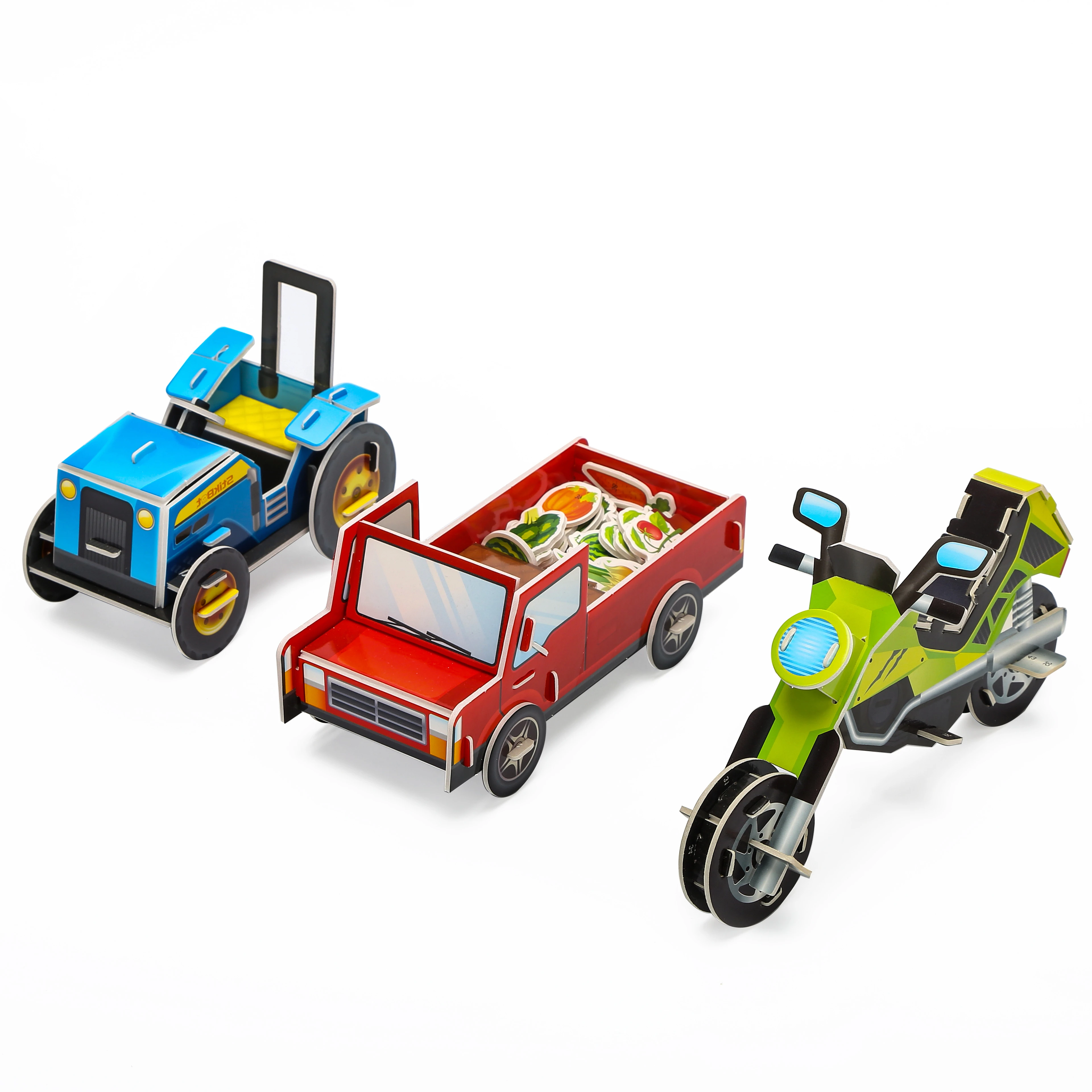 OEM Custom 3D printing service Hotwheel Car Models Educational Toys DIY Kids Jigsaw New Funny Puzzle Supplier