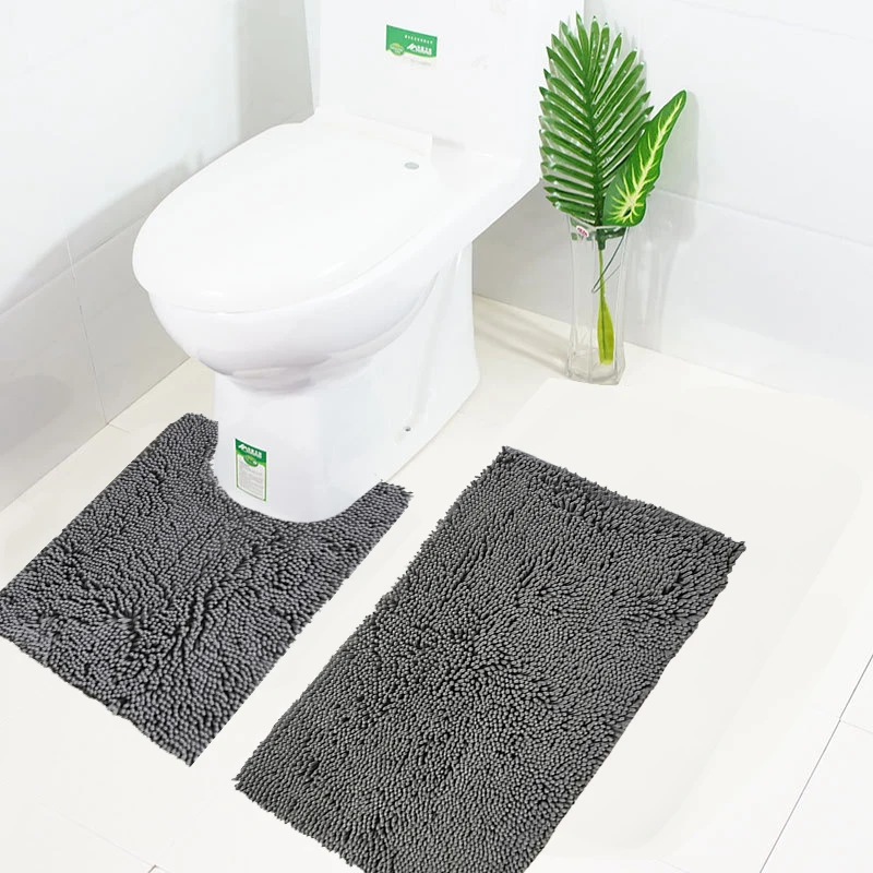 40*60cm Inch Top Soft Shaggy Non-slip Microfiber Chenille Rugs Bath Mats Shower Rugs