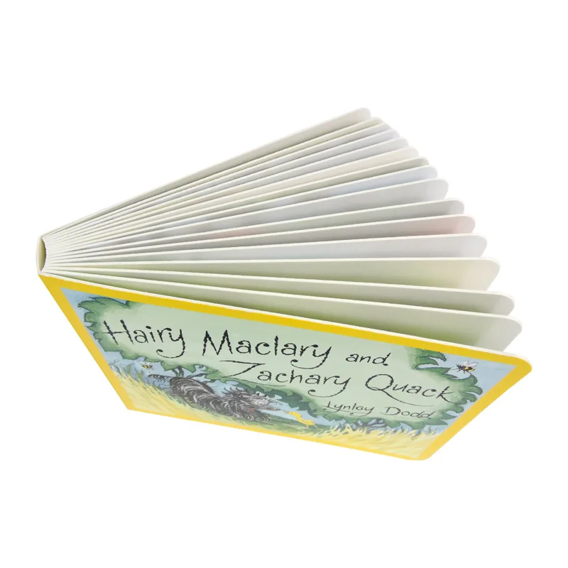 High Quality Custom Hardcover Book Children Color Print English French Educational Learning Paper Paperboard Printing