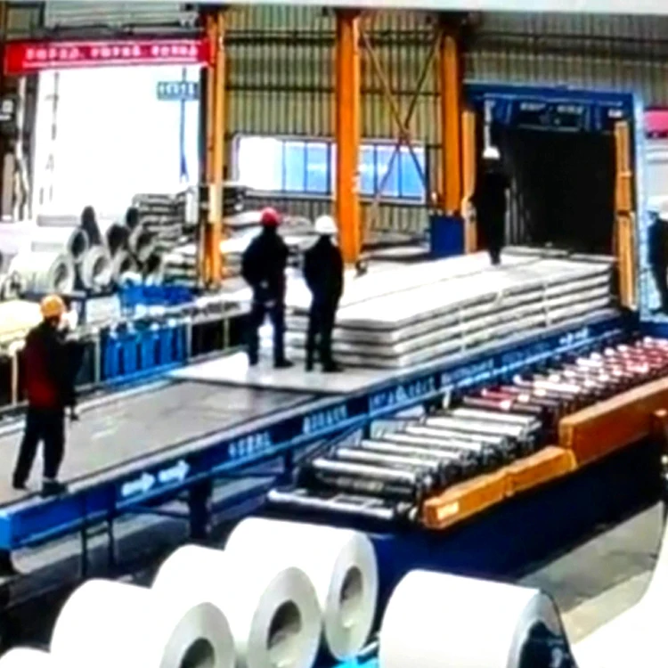 Autometic container loading equipment system loading Wood and timber in one shot to get the high loading efficiency