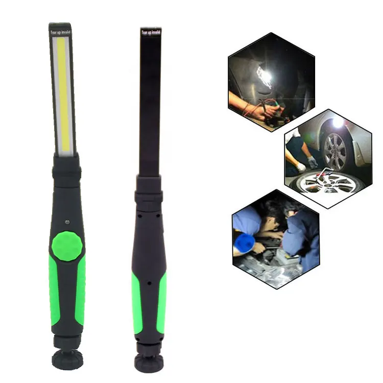 Portable Magnetic 8W Torch Lamp Hand Held Dimmable COB LED Slim Work Light For Car Repair