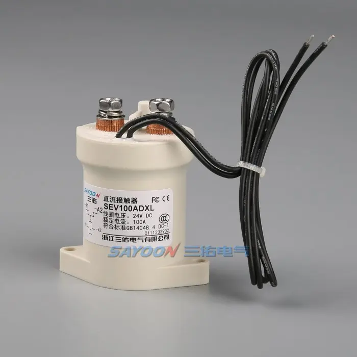 SAYOON very cheap products Normally closed HV Dc Contactor  100A Power Electric Vehicle  SEV100BD ROHS CE