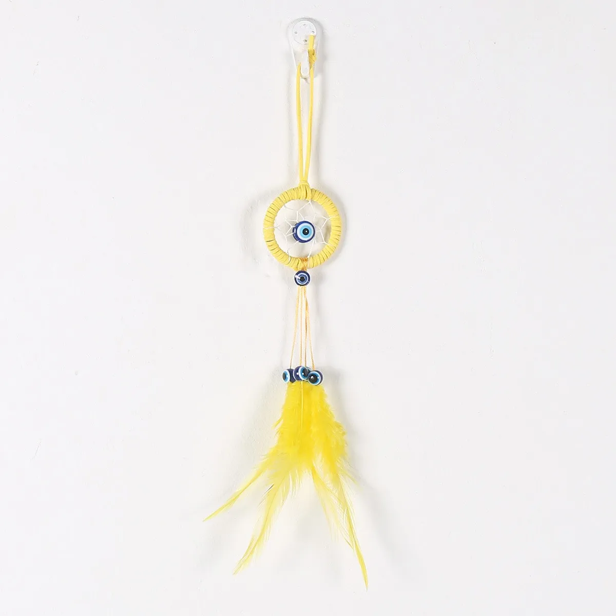 Wholesale Fancy Dream Catcher Evil Eye Keychain Ornaments Feather Crafts Mini Dream Catcher