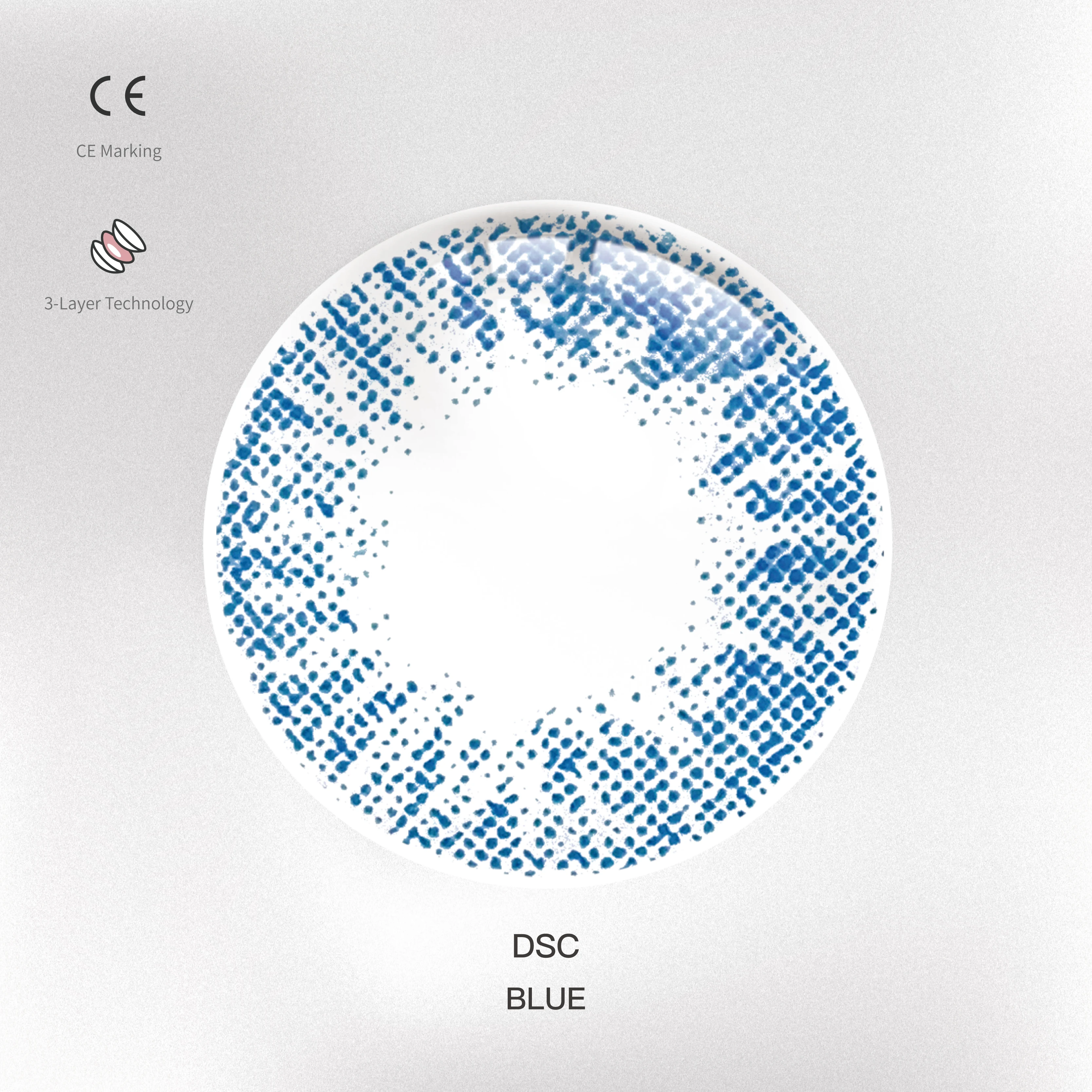 Myopia Monthly Yearly One Pair Colored Lenses Eye Contact,Classical Coffee Color New look Nice Quality Eye Contact//