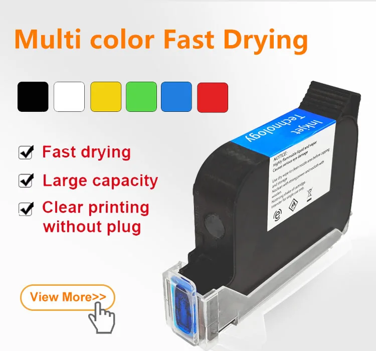 OEM Portable Lightweight Quick Drying Hand held Batch Number Handheld Inkjet Printer Expiry Date Coder Machine On Plastic Bag