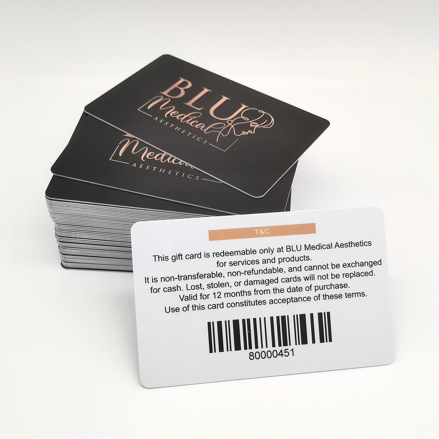 Custom Design Printing Plastic Promo Gift Card