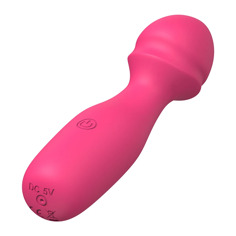 Magnetic Charging Strong Power Heating AV Wand Vibrator For Women