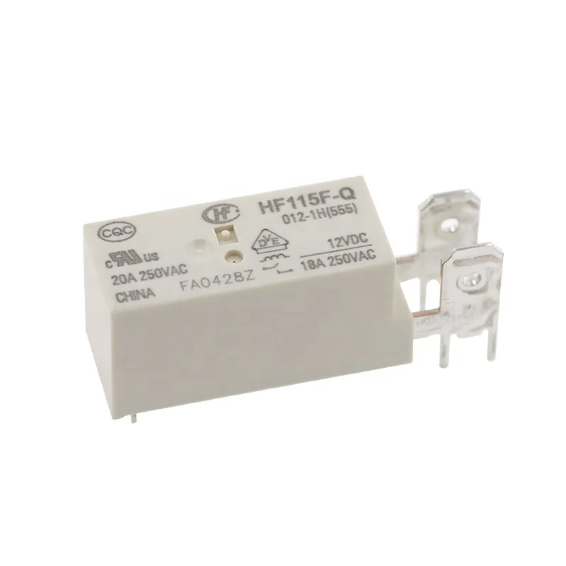 Electronic components power relay Vertical structure 5/12/24V 20A HF115F-Q-005/012/024-1HLvchi