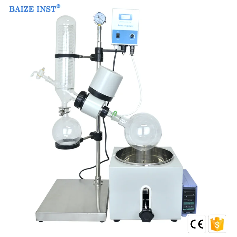 50L rotary evaporator manual lifting rotary evaporator laboratory mini rotary evaporator