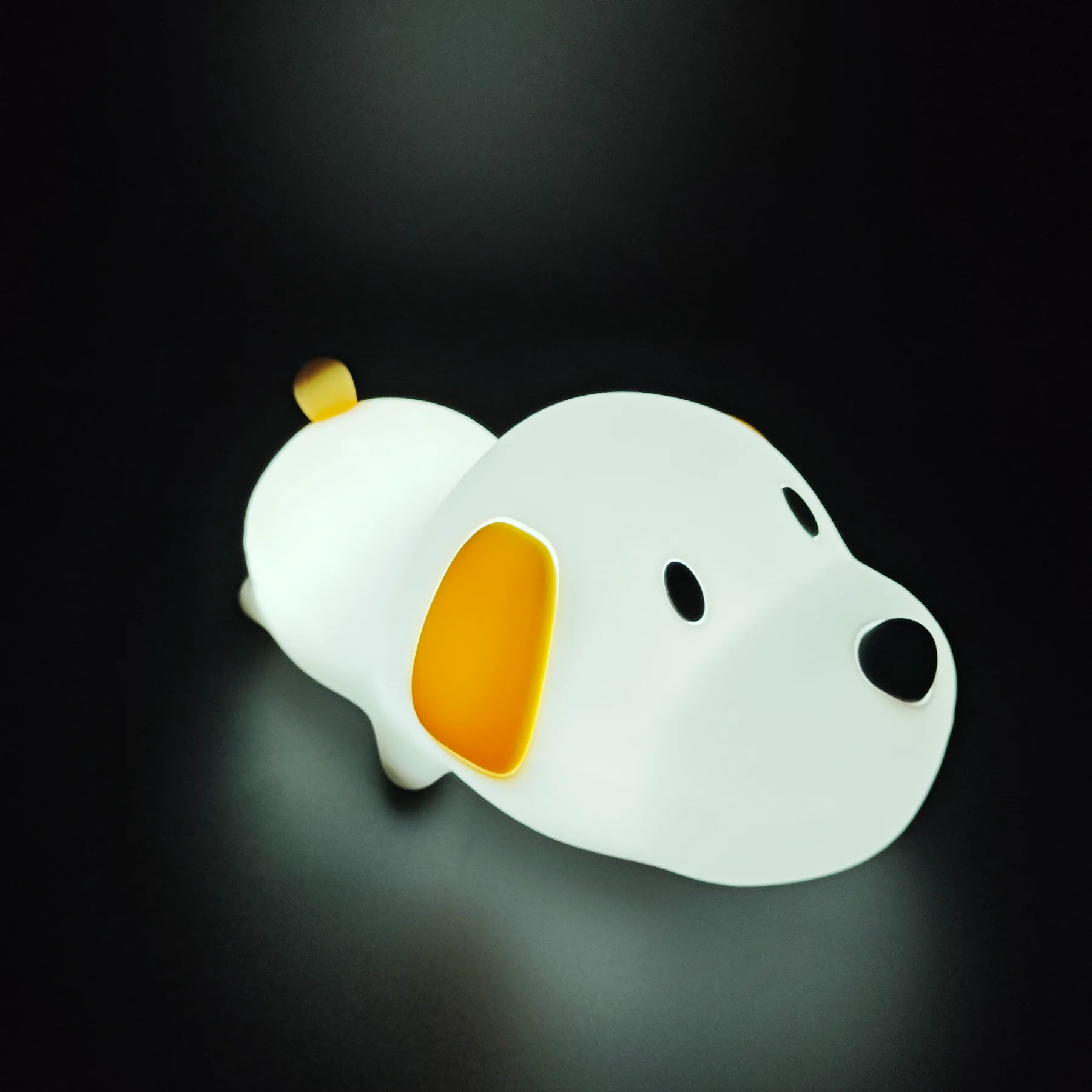 Специальный подарок милая собака ночник силиконовый перезаряжаемый желтый Регулируемый щенок мини Силиконовый ночник для детей