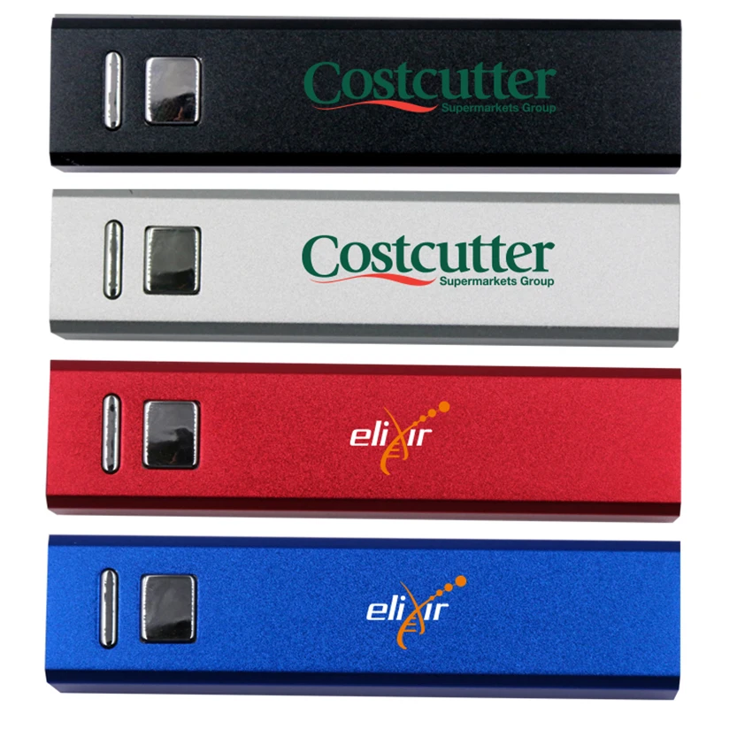 Hot selling China Ali Stock New Products Custom Power Bank Potable Cell Phone Charger Aluminium portable power bank