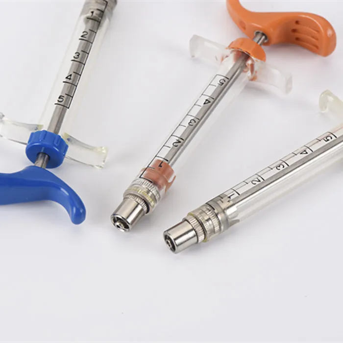 High quality veterinary syringe luer lock 5ml tpx syringe for vaccination