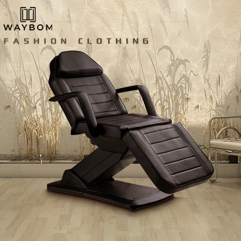 electric medical spa treatment table facial chair facial bed for beauty parlour luxury beauty salon electric bed with head