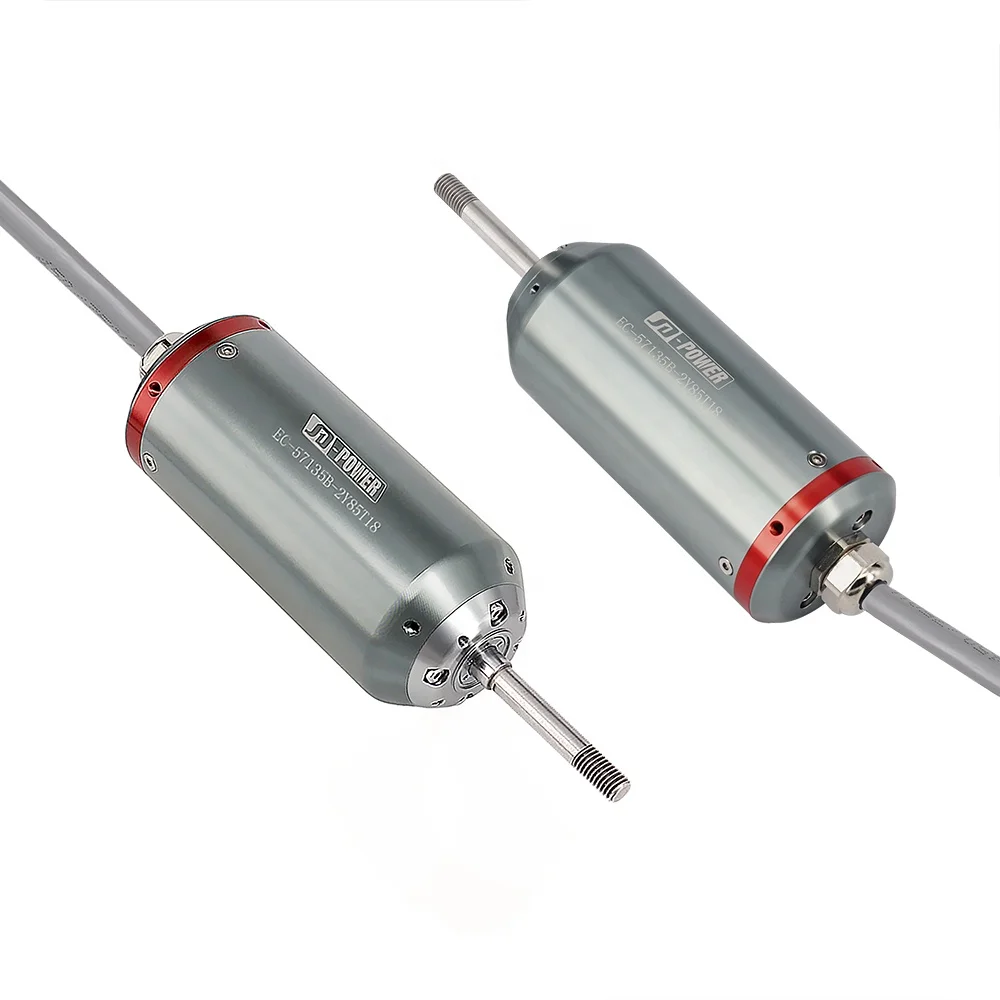 High quality JD-power EC-57135B 3kw underwater thruster brushless waterproof electric motor for Surfing Boat IP68