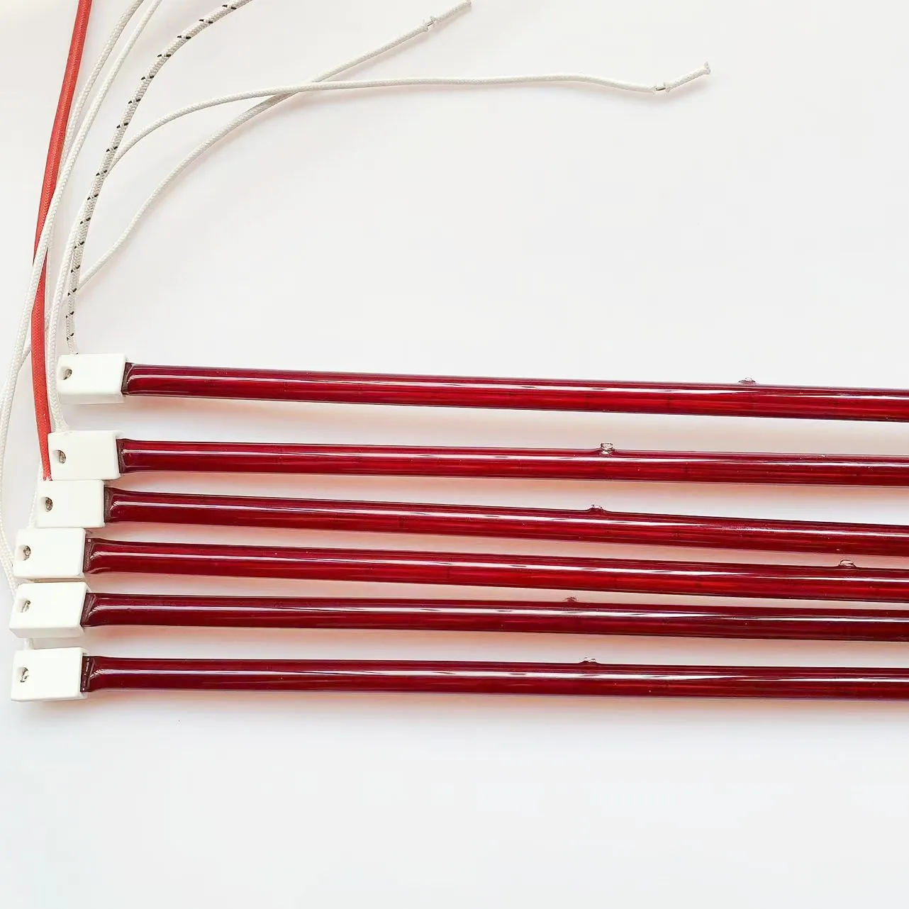 Manufacture wholesale ruby short wave 220v 500w halogen quartz lamp infrared brooder heater for chick