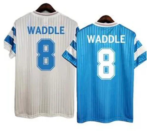 1990 Retro Soccer Jerseys CANTONA PELE PAPIN BOLI Football Shirts