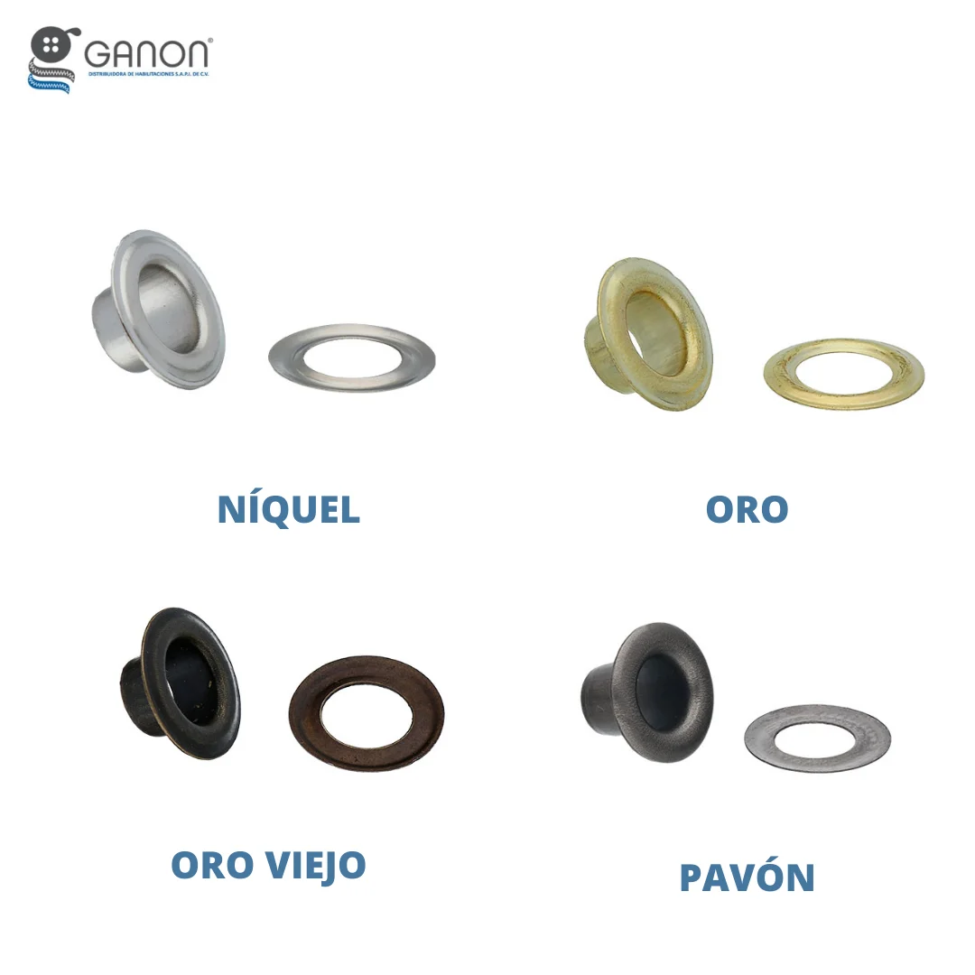 Making Shoes Accessories Metal Footwear Cotton Dress Rivet Fabric Garment Eyelets For Clothing