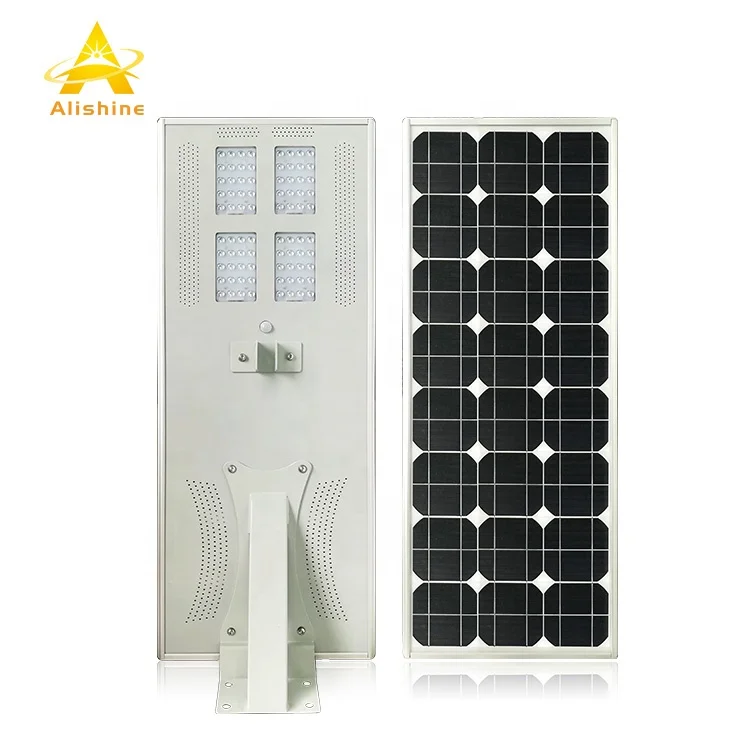 Solar Street Light 80W Solar Outdoor Motion Sensor Dusk to Dawn Solar Light with Remote Control IP65