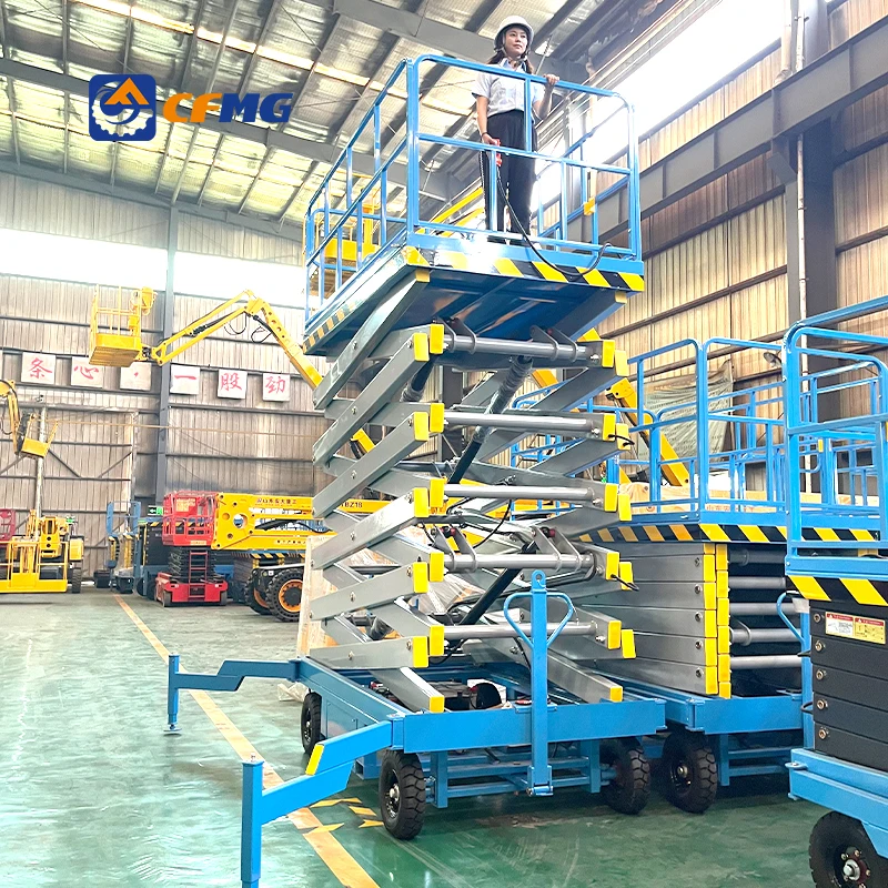 4-18m High-Quality Industrial Use 18m Mobile Scissor Aerial Working Platform with CE