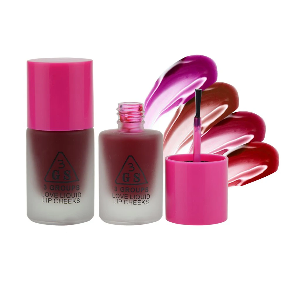 glass bottle HD lip cheek stain travel size liquid blush
