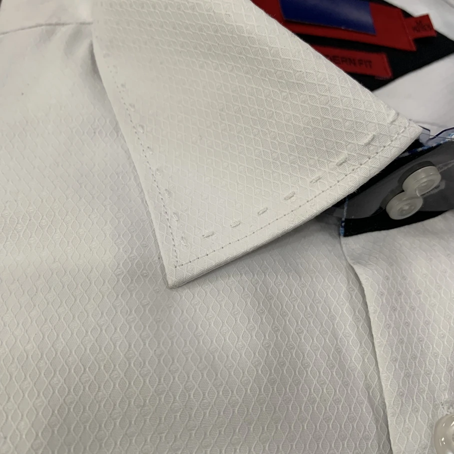 
Boys Wrinkle free White French Cuff links Dress Shirts for Children 