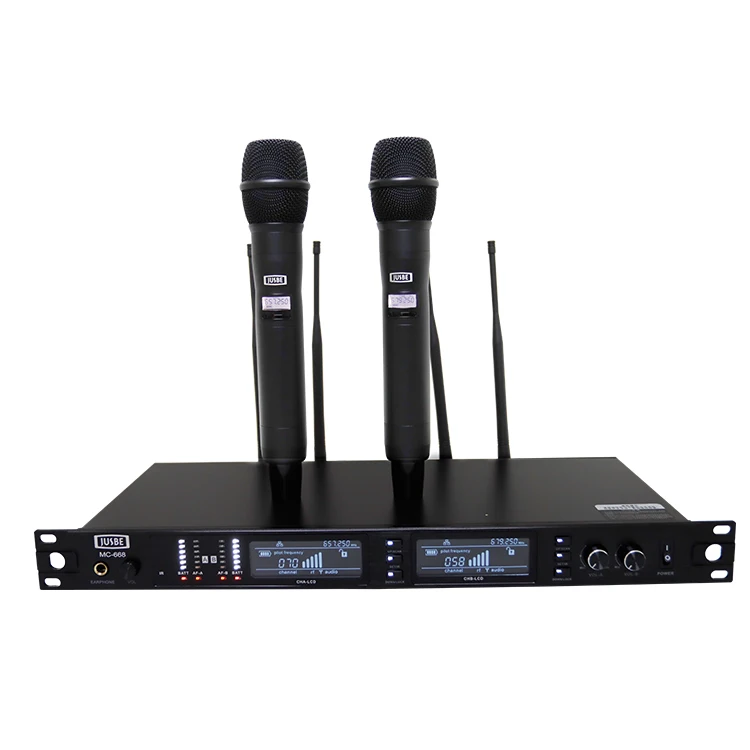 MC-668 UHF True Diversity uhf wireless dynamic microphone