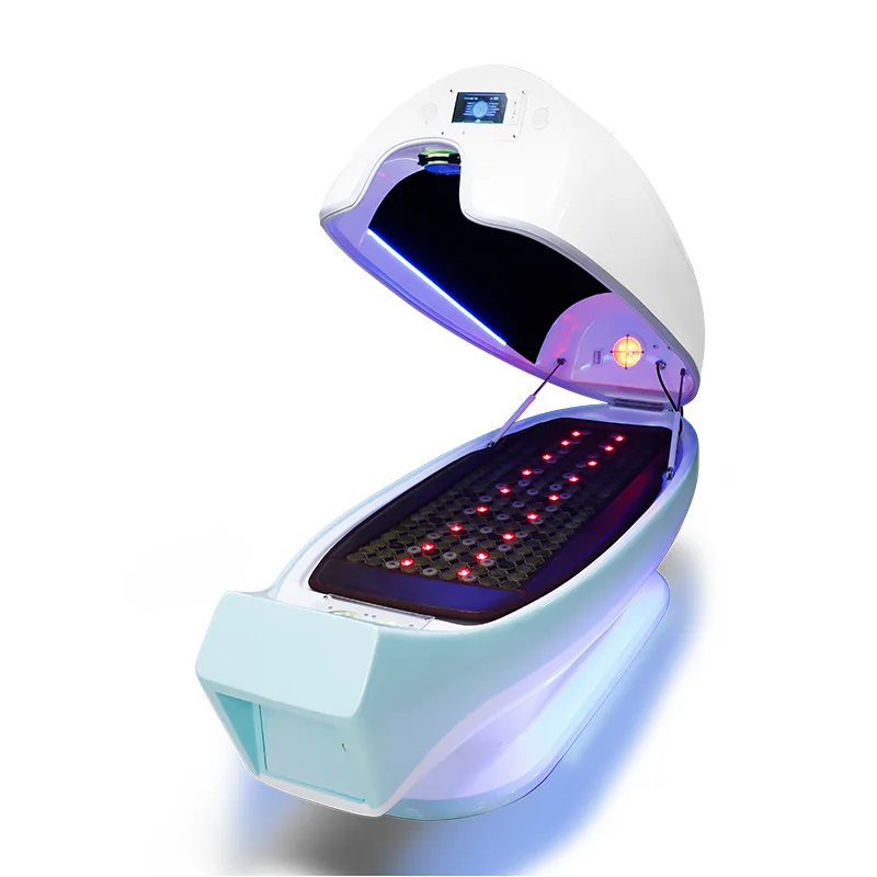 Guangyang far infrared pemf therapy spa capsule light therapy detox weight loss spa capsule with ozone