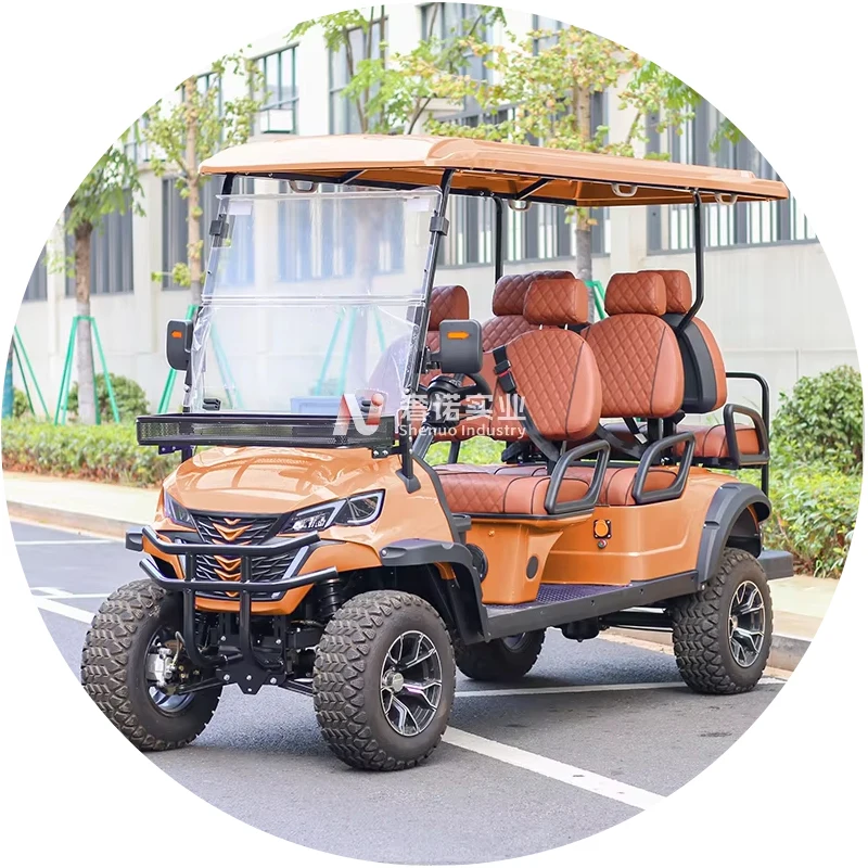 luxury high end golf electric cars golf course buselectric off road golf cart
