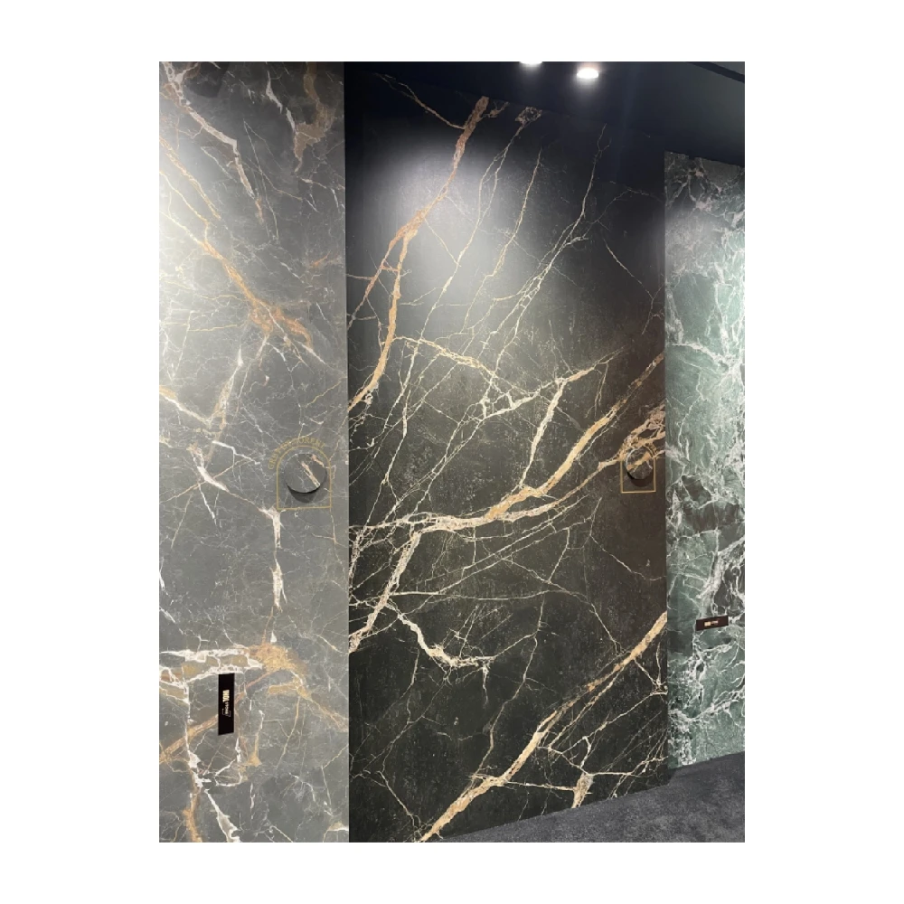 Foshan full body sintered stone countertop slab bathroom basin vanity floor tiles