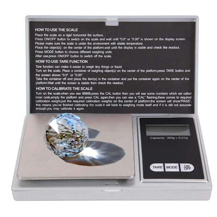 0.01g Precision Pocket Jewelry Electronic Digital Weight Scale