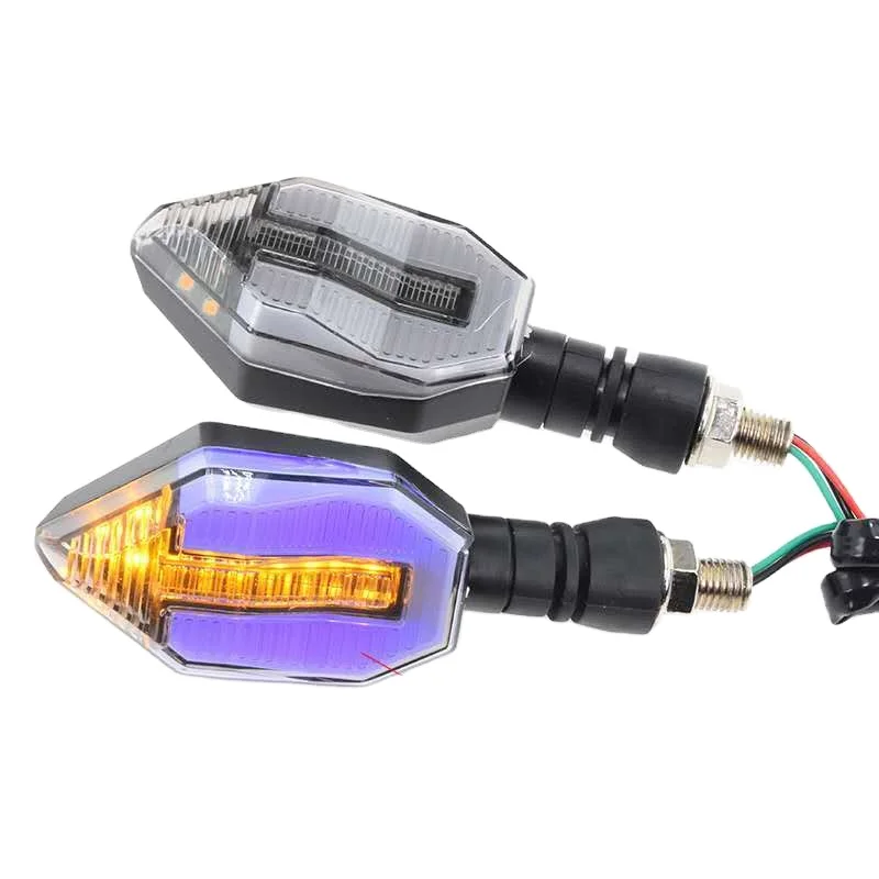 LED Motorcycle Turn Signals Light 12v Tail Flasher Flowing Water Blinker IP68  Modified parts luces de motocicleta